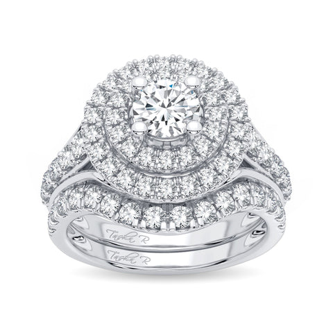 14K 2.00ct Diamond Bridal Ring