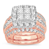 14K 4.00CT Diamond bridal ring