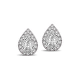 Lovecuts 14K White Gold 5/8 Ct.Tw.Diamond Fashion Earrings
