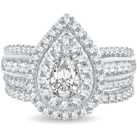 14K  2.00ct Diamond Bridal Ring
