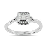 Diamond 1/6 ct tw Promise Ring in 10K White Gold
