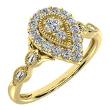 10K Yellow Gold 1/4 Ct.Tw. Diamond Promise Ring