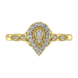 10K Yellow Gold 1/4 Ct.Tw. Diamond Promise Ring