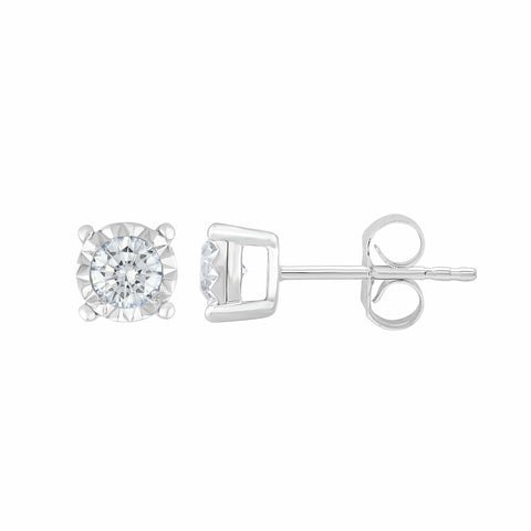 10K 0.25CT Diamond Stud Earring