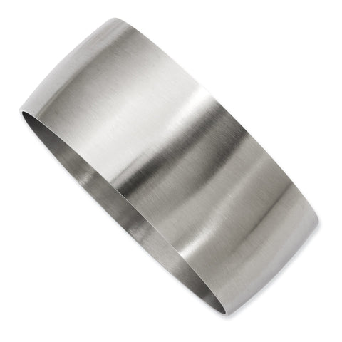 Stainless Steel Brushed Bangle Inch ''Bracelets