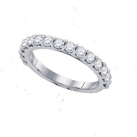 14kt White Gold Womens Round Diamond Band Wedding Anniversary Ring 1/4 Cttw 92243 - shirin-diamonds