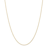 14K 1.35mm Carded Cable Rope Chain 10RY - shirin-diamonds