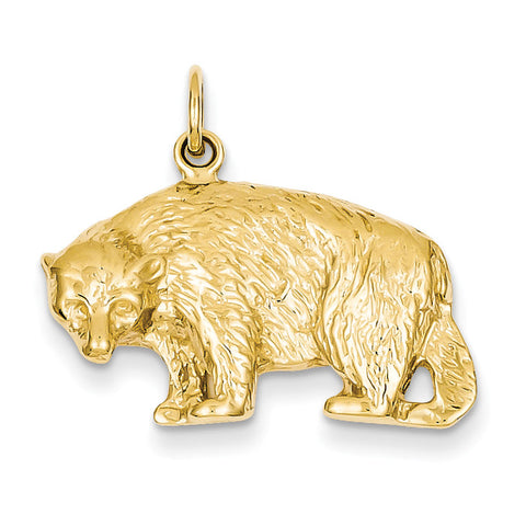 14k Bear Charm A1158 - shirin-diamonds
