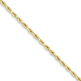 14ky 3.0mm Hollow Rope Chain BC133 - shirin-diamonds