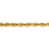 14ky 2.8mm Hollow Rope Chain BC134 - shirin-diamonds