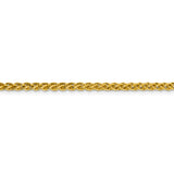 14k 2.75mm Semi-solid Wheat Chain BC171 - shirin-diamonds