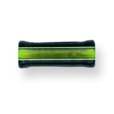 Men's Layered Acrylic Double Flange Plugs 6G (4.1mm) 1/2 (13mm) Long Me BDDFAM6-50-OB - shirin-diamonds