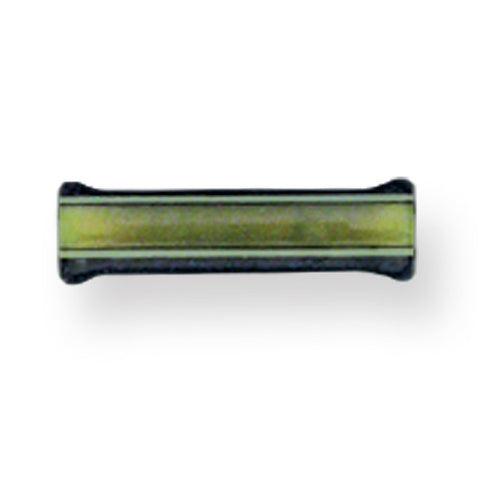 Men's Layered Acrylic Double Flange Plugs 8G (3.2mm) 1/2 (13mm) Long Me BDDFAM8-50-OB - shirin-diamonds