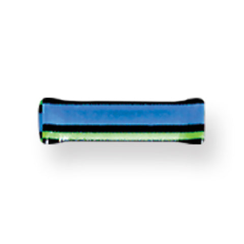 Neon Layered Acrylic Double Flange Plugs 8G (3.2mm) 1/2 (13mm) Long Neo BDDFAN8-50-BGY - shirin-diamonds