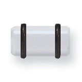 Acrylic Illusion Plug 2G (6.5mm) 1/2 (13mm) Long Illusion Plug w 2 O-Ri BDPAC2-50-WH - shirin-diamonds