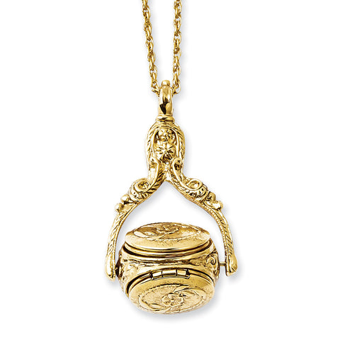 Gold-tone 3 Locket 30in Necklace BF1771 - shirin-diamonds