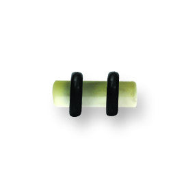 Polyester Faux Organic Stone Plugs 8G (3.2mm) 3/8 Long (10mm) Plug BPLAO101-8-KW - shirin-diamonds