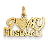 14k I (Heart) My Husband Charm C1038 - shirin-diamonds