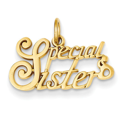 14k Special Sister Charm C1069 - shirin-diamonds