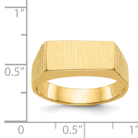 14k Men's Signet Ring C1527