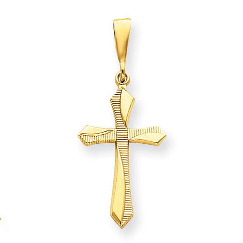 14k Passion Cross Pendant C1952 - shirin-diamonds