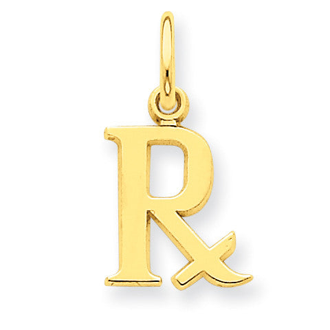 14k Prescription Symbol RX Charm C2272 - shirin-diamonds
