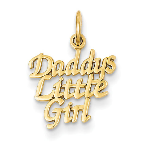14k Daddy's Little Girl Charm C279 - shirin-diamonds