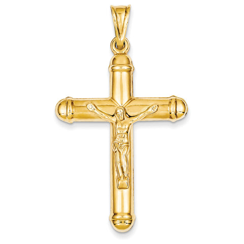 14k Reversible Crucifix /Cross Pendant C3681 - shirin-diamonds
