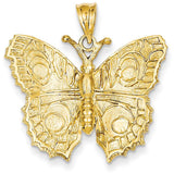 14k Butterfly Charm C859 - shirin-diamonds