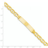 14k Anchor ID Bracelet CGL140ID - shirin-diamonds