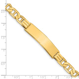 14k Anchor Link ID Bracelet CGL200ID - shirin-diamonds