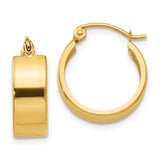 14K Small Hoop Earrings E785 - shirin-diamonds