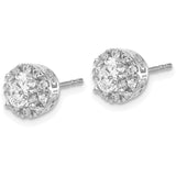 14K Lab Grown Diamond SI1/SI2, G H I, Post Complete Earrings 1.04CTW