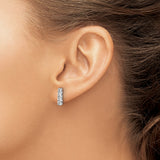 14K White Gold Lab Grown Diamond SI1/SI2, G H I, Earrings 0.52CTW
