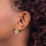 14K Lab Grown Diamond SI1/SI2, G H I, Leverback Earrings 0.332CTW