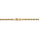 14k 1.5mm D/C Extra-Light Rope Chain EXL012 - shirin-diamonds