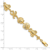 14k Sea Life Theme Bracelet FB1111 - shirin-diamonds