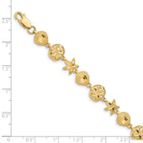 14K Sea Life Bracelet FB1269 - shirin-diamonds