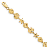 14K Sea Life Bracelet FB1269 - shirin-diamonds