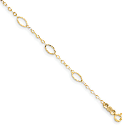 14k Oval Design Bracelet FB1314 - shirin-diamonds