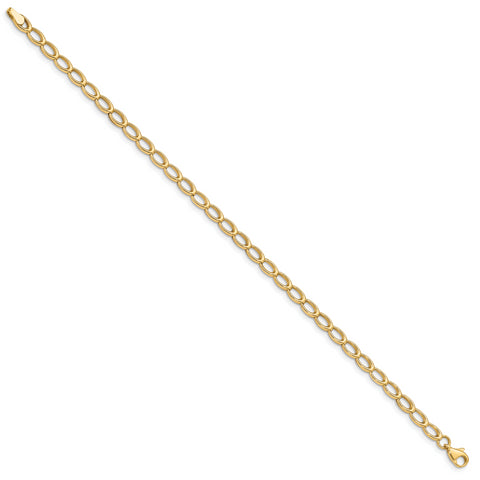 14K Gold Polished Open Link Bracelet FB1413 - shirin-diamonds