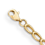 14K Gold Polished Open Link Bracelet FB1413 - shirin-diamonds