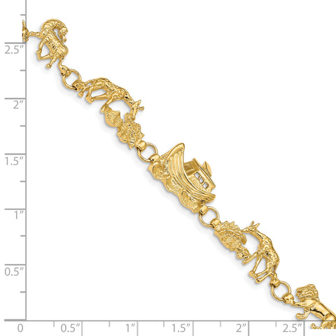 14k Noah's Ark Bracelet FB375 - shirin-diamonds