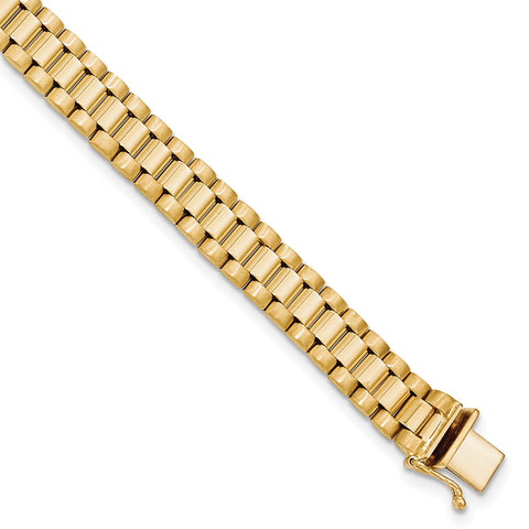 14K Men's Bracelet GB213 - shirin-diamonds