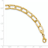 14kt Yellow Gold Polished Link Bracelet GB242 - shirin-diamonds