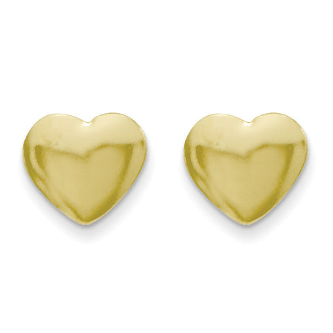14k Madi K Heart Screwback Earrings GK172 - shirin-diamonds