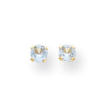 14k Madi K 3mm Synthetic Birthstone Earrings GK195 - shirin-diamonds