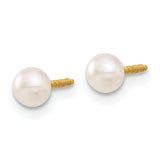 14k Madi K 3mm FW Cultured Pearl Earrings GK247