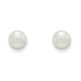 14k Madi K 3mm FW Cultured Pearl Earrings GK247 - shirin-diamonds