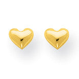 14k Madi K Heart Post Earrings GK579 - shirin-diamonds